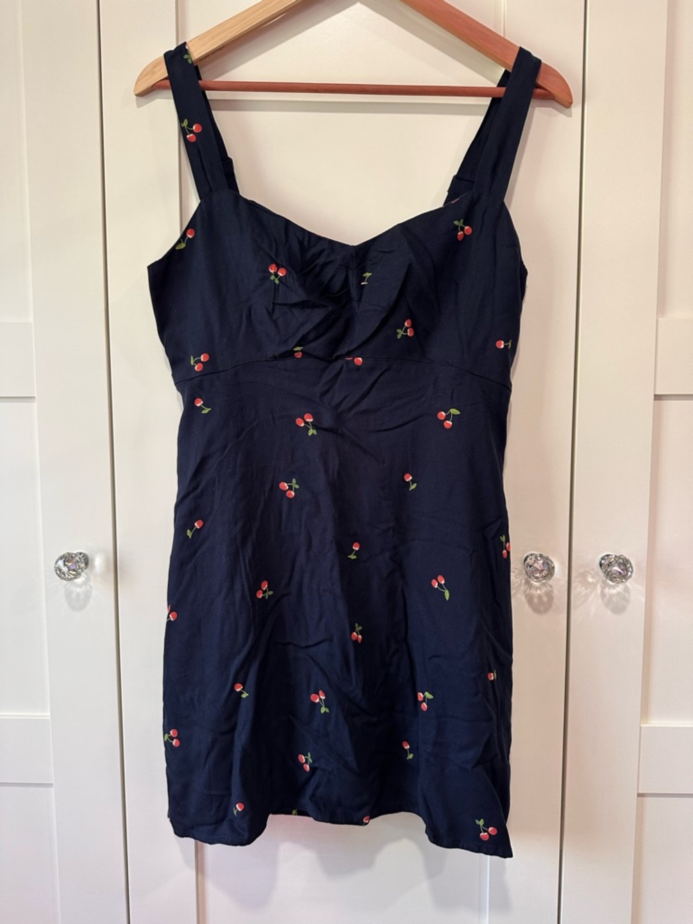 Old Navy Navy Mini Dress with Cherries NWT